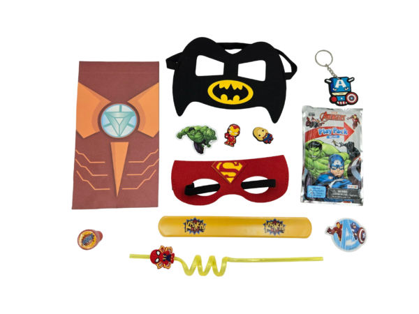 super hero gift party favor