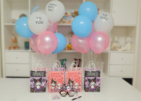 Kuromi theme party favors birthdays gifts return