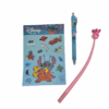 Stitch black soft cover Notebook with sticker paper and 2 pen
