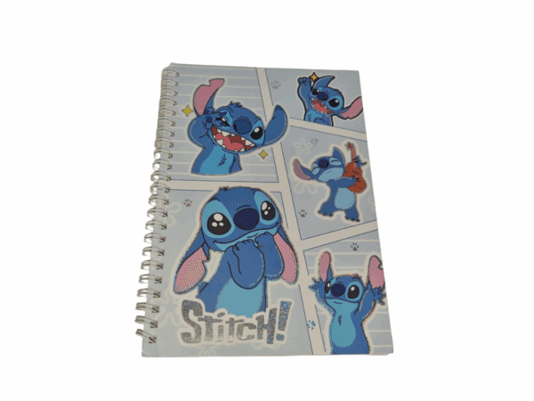 Stitch spiral cover A5 Notebook with 2 pen and figurine