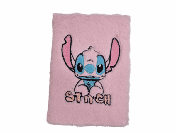 Pink Stitch plush notebook and 2 stitch pen birthday gift