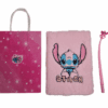 Pink Stitch plush notebook and 2 stitch pen birthday gift