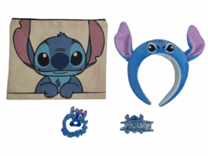 Stitch hair 1. Adorable Stitch Hair Accessory Set with Pouch – 4-Piece Gift Pack